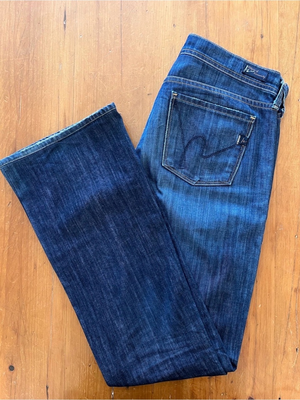 Citizens of Humanity Ingrid #002 Strech Low Waist Flare Jeans